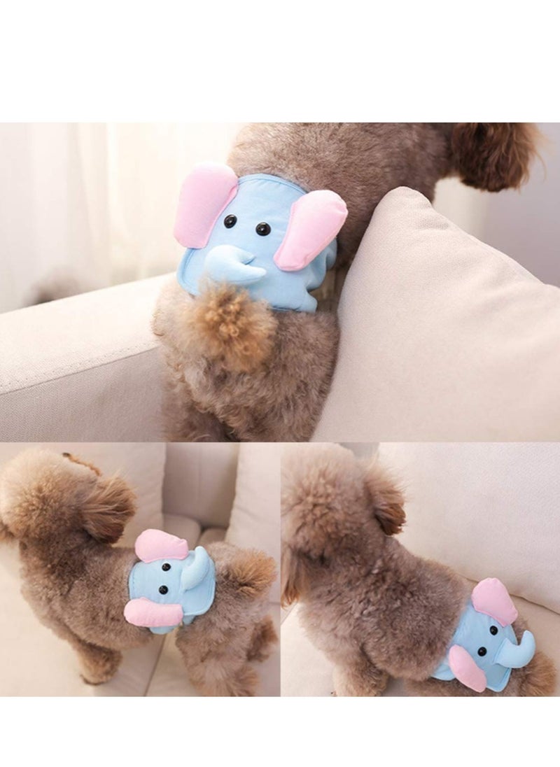 Generic - Reusable Male Dog Diapers, Cute Soft Belly Bands for Small & Medium Dogs, Comfortable Dog Wraps for Potty Training (3 Pack) - Image 1