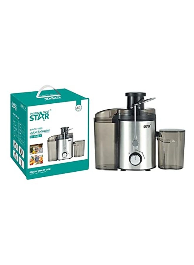 Winning Star Winning Star 400W 2-Speed Electric Juicer with 800ml + 500ml Juice Containers, 7020 All-Copper Motor, 201 Stainless Steel Panel, Waterproof & Non-Slip Base, Fine Filter Screen, Pulse Function & Safe Start System – Model ST-5546-L  - Image 2