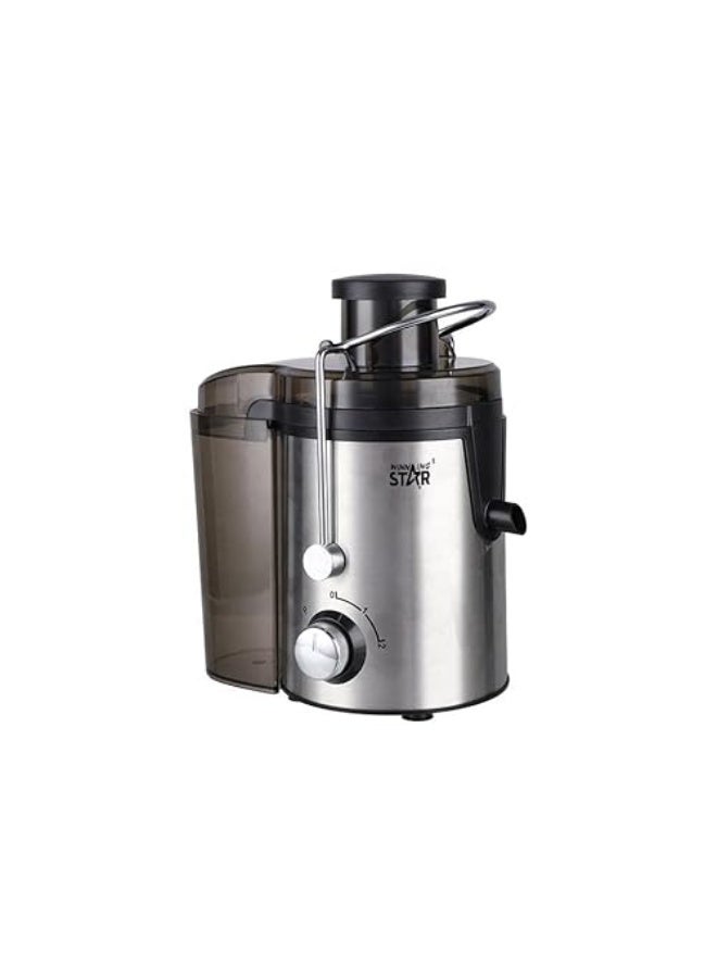 Winning Star Winning Star 400W 2-Speed Electric Juicer with 800ml + 500ml Juice Containers, 7020 All-Copper Motor, 201 Stainless Steel Panel, Waterproof & Non-Slip Base, Fine Filter Screen, Pulse Function & Safe Start System – Model ST-5546-L  - Image 4