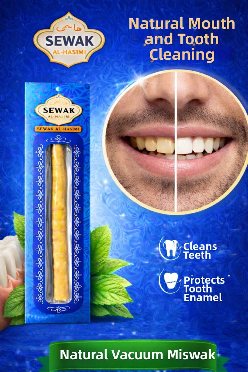 Natural Vacuumed Fresh Miswak Traditional Care for Oral and Dental Cleaning - Image 1