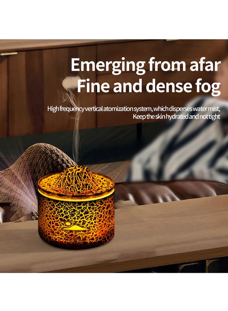 ELTRAZONE مرطب هواء برائحة بركانية بسعة كبيرة: مرطب دخان قنديل البحر البركاني مع جهاز تحكم عن بعد - Image 4