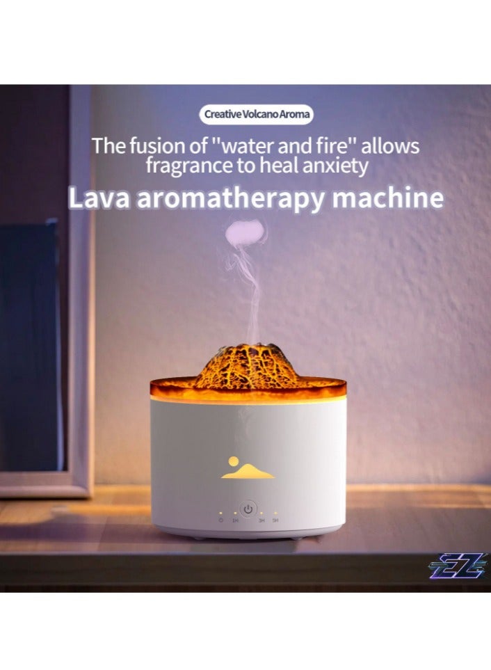 ELTRAZONE مرطب هواء برائحة بركانية بسعة كبيرة: مرطب دخان قنديل البحر البركاني مع جهاز تحكم عن بعد - Image 2