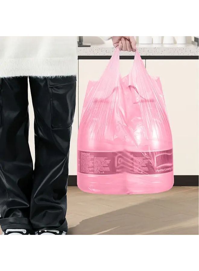 Pink Heavy Duty Trash Bags 100 Pcs Durable Heat Cold Resistant 22 05LB Max - Image 3