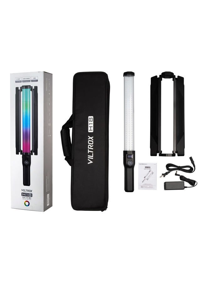 VILTROX 2770lux/0.7M RGB LED Light Stick, 22 Inch Double-Sided Handheld LED Light Wand with Barn Door, Smartphone Remote 2800K-6800K, HSL COL RGB Full Color, 26 Customizable Effects (H18) - Image 4