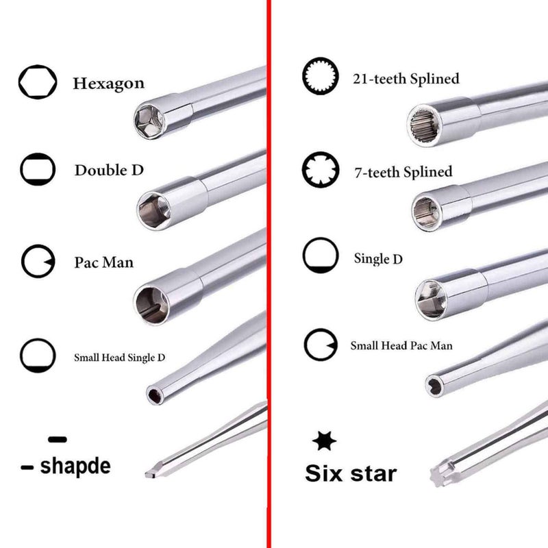10Pcs Carburetor Adjustment Tool Kit, Carb Adjustment Screwdriver Tool with Carburetor Cleaning Brush, Ignition Spark Tester - Image 5