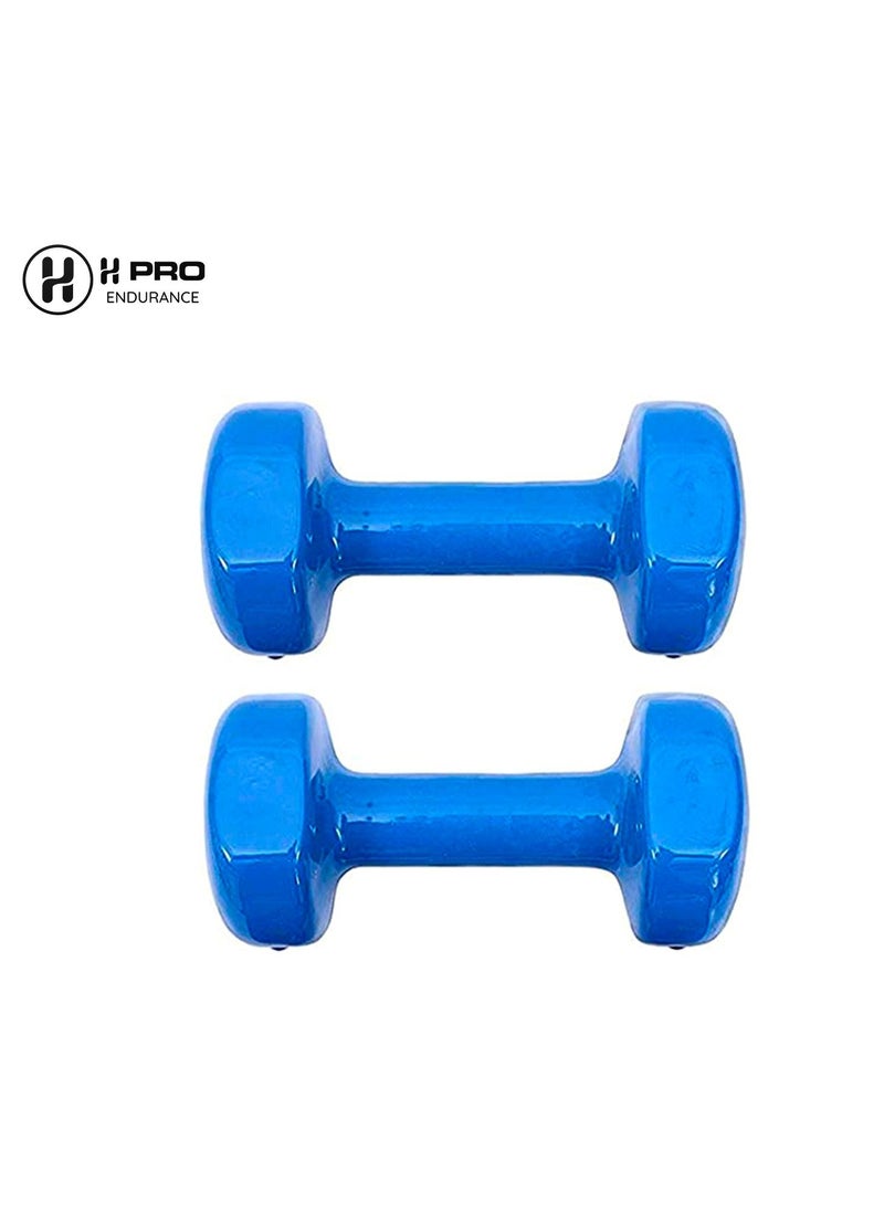 H Pro Dumbbell Weights| Unisex Adult Vinyl Coated Weights For Exercise & Fitness - Image 2