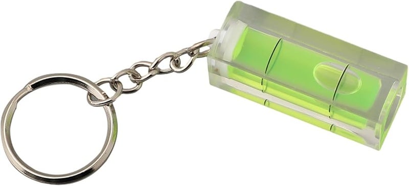 Green Square Acrylic Bubble Level For Precise Horizontal Measurement 40x15x15mm - Image 4