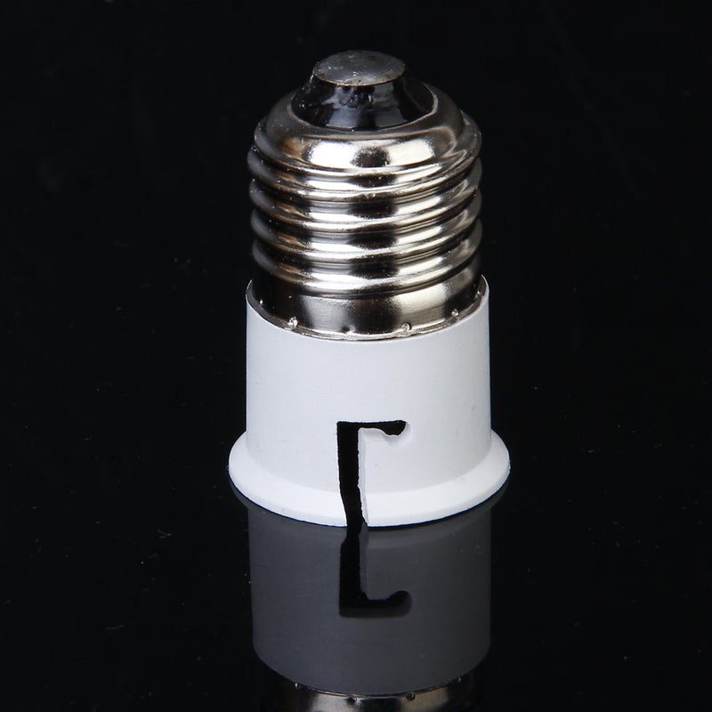Plastic Bulb Holder 1 Socket Enlarger Adapter WhitePack of 1  - Image 2