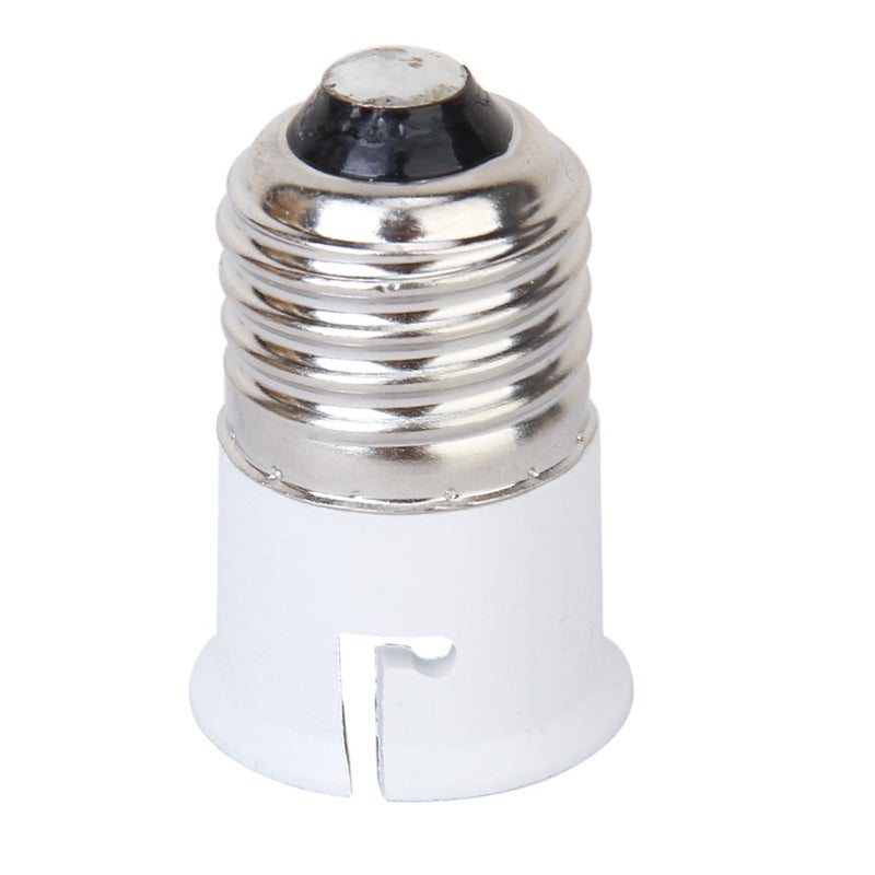 Plastic Bulb Holder 1 Socket Enlarger Adapter WhitePack of 1  - Image 1