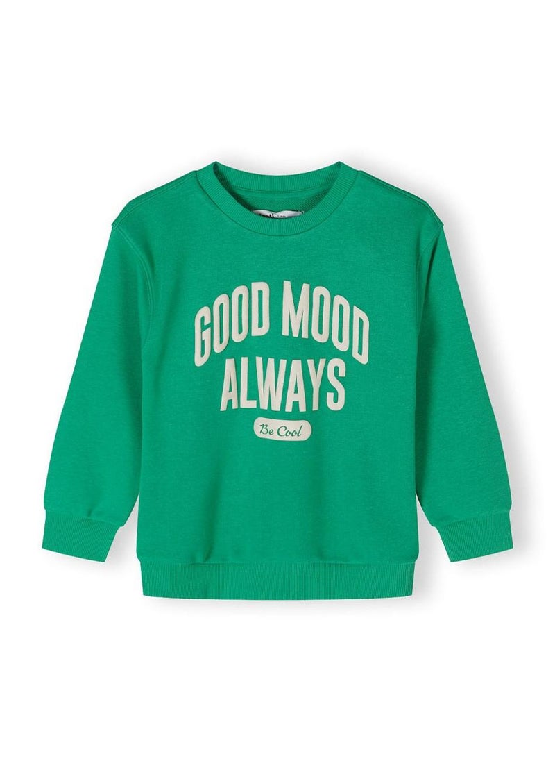 مينوتي سويت شيرت ولادي بفتحة رأس مستديرة وطبعة - Image 2