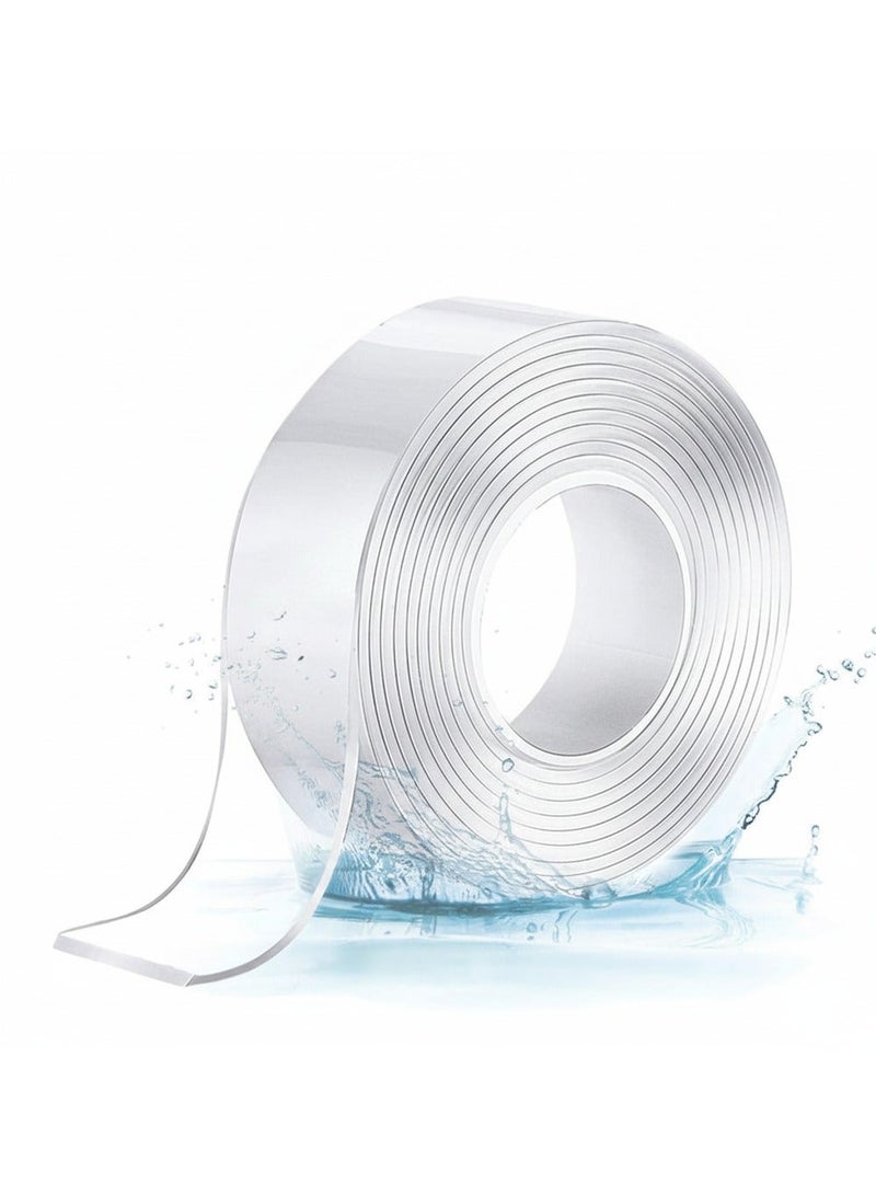 K3EDGE Double Sided Nano Tape – Traceless Extra Strong Adhesive Clear Tape, Heavy-Duty Removable Acrylic Gel for Picture Hanging, Posters, Carpets, DIY Crafts - Image 1