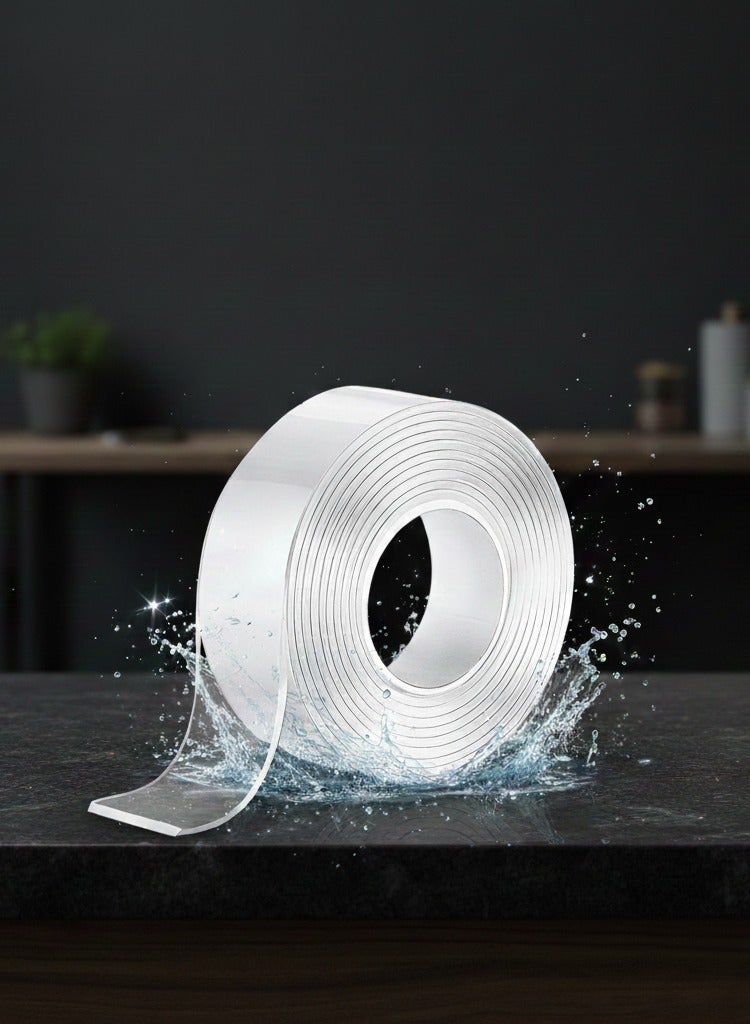 K3EDGE Double Sided Nano Tape – Traceless Extra Strong Adhesive Clear Tape, Heavy-Duty Removable Acrylic Gel for Picture Hanging, Posters, Carpets, DIY Crafts - Image 5