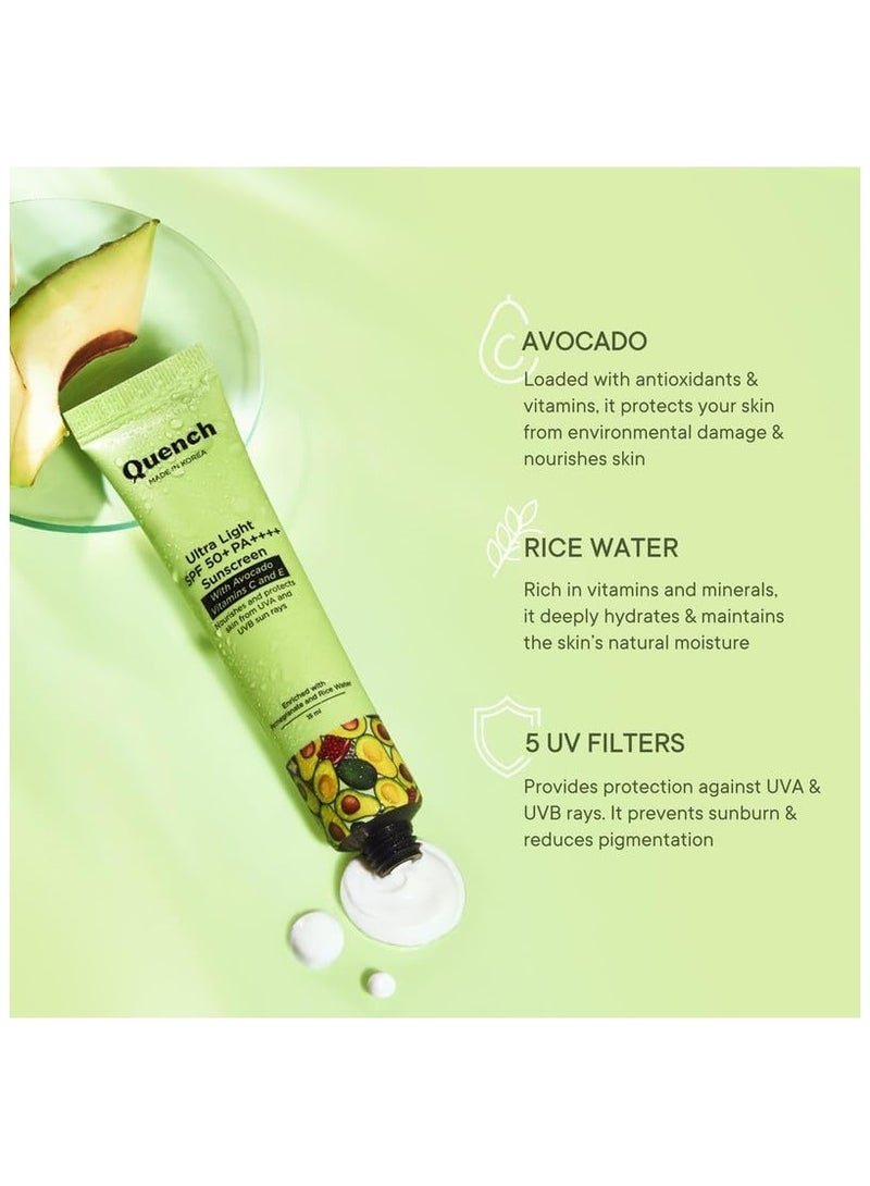 علم النبات واقي شمسي خفيف للغاية بفيتامين E لبشرة متوهجة - Image 2