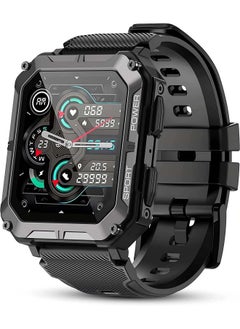 RollsTimi  Military Smart Watch for Men Answer Make Call, Rugged Tactical Smartwatch for Android Phones and iPhone, Waterproof Outdoor Sports Fitness Tracker with Heart Rate, Sleep Monitor  - Image 1