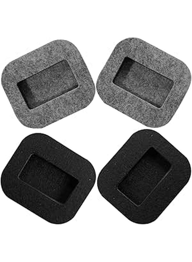 8Pcs Non Slip Furniture Caster Cups Felt Pads For Hardwood Floors Chair Feet Floor Protectors Noise Reduction Wear Resistance - Image 1