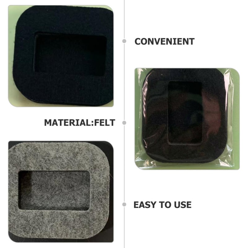 8Pcs Non Slip Furniture Caster Cups Felt Pads For Hardwood Floors Chair Feet Floor Protectors Noise Reduction Wear Resistance - Image 5