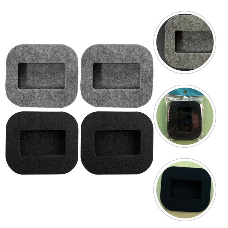 8Pcs Non Slip Furniture Caster Cups Felt Pads For Hardwood Floors Chair Feet Floor Protectors Noise Reduction Wear Resistance - Image 4