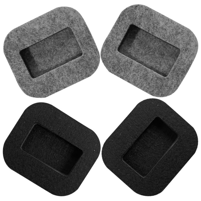 8Pcs Non Slip Furniture Caster Cups Felt Pads For Hardwood Floors Chair Feet Floor Protectors Noise Reduction Wear Resistance - Image 2
