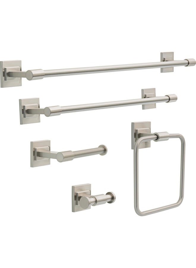 Delta Faucet McLaren (1-Pack) Towel/Robe Hook for Bathroom, SpotShield Brushed Nickel, Wall Mounted MCL35-BN - Image 3