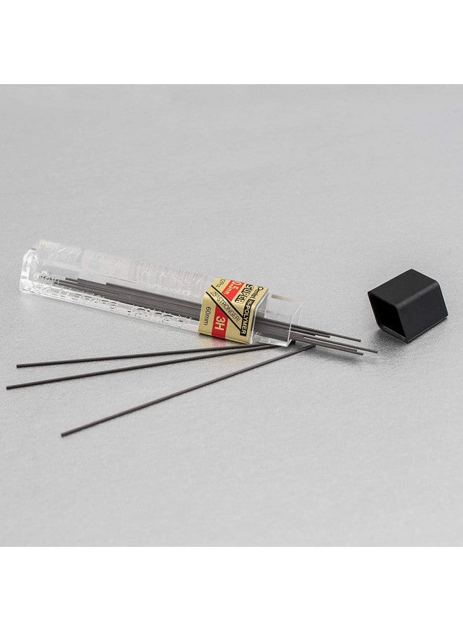 Pentel Super Hi-Polymer Lead Refill, 0.5mm, Fine, 3H, 144 Pieces of Lead (C505-3H),Gray - Image 2