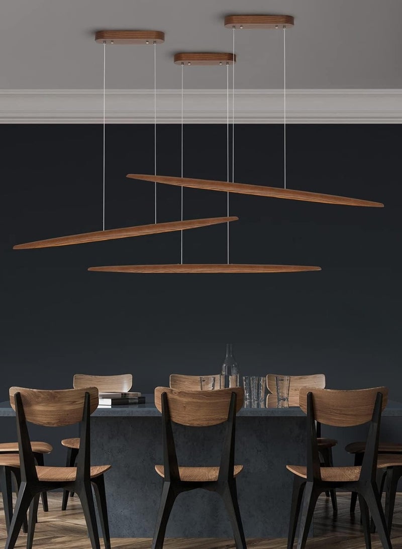 تارجت ضوء معلق LED خطي 20 وات لون خشب الجوز 60 سم - Image 2