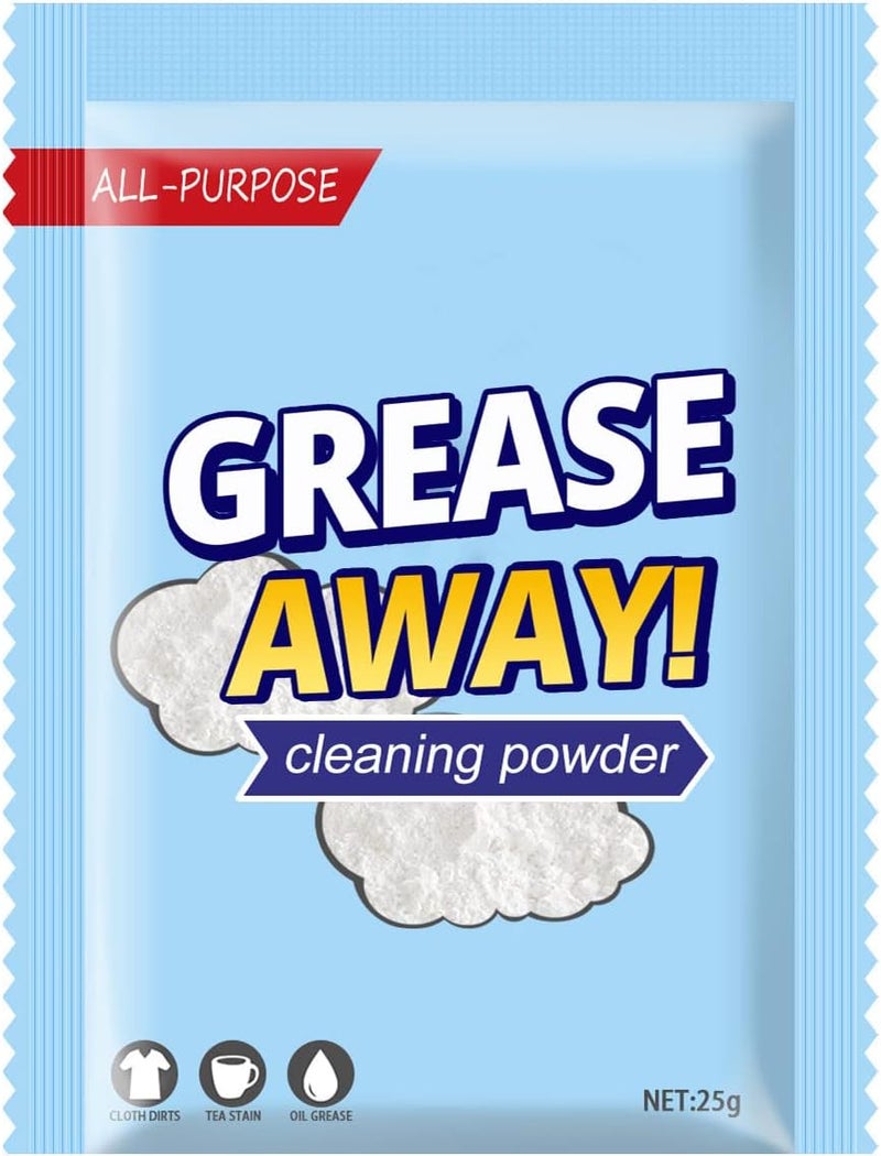 woobles Grease Away Powder Cleaner, 2023 New Grease Away Cleaning Powder, Multi-Purpose Stain Removal Kitchen Grease Cleaner, All-Purpose Magic Cleaning Powder, Grease Removal Cleaner for Kitchen (3PCS) 5PCS - Image 5