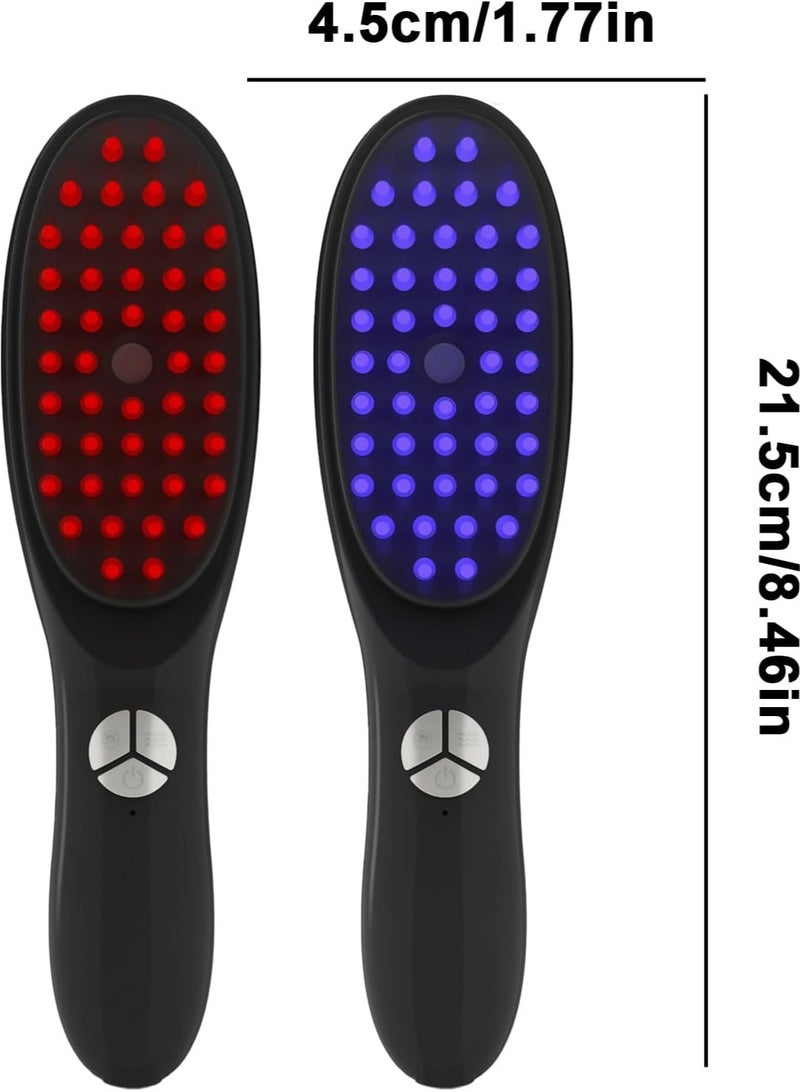 فرشاة ثيرابراش لنمو الشعر – فرشاة شعر كهربائية متعددة الوظائف مع بخاخ واهتزاز – تدليك لفروة الرأس وتحفيز نمو الشعر – فرشاة تصفيف شعر بالبخار - Image 3