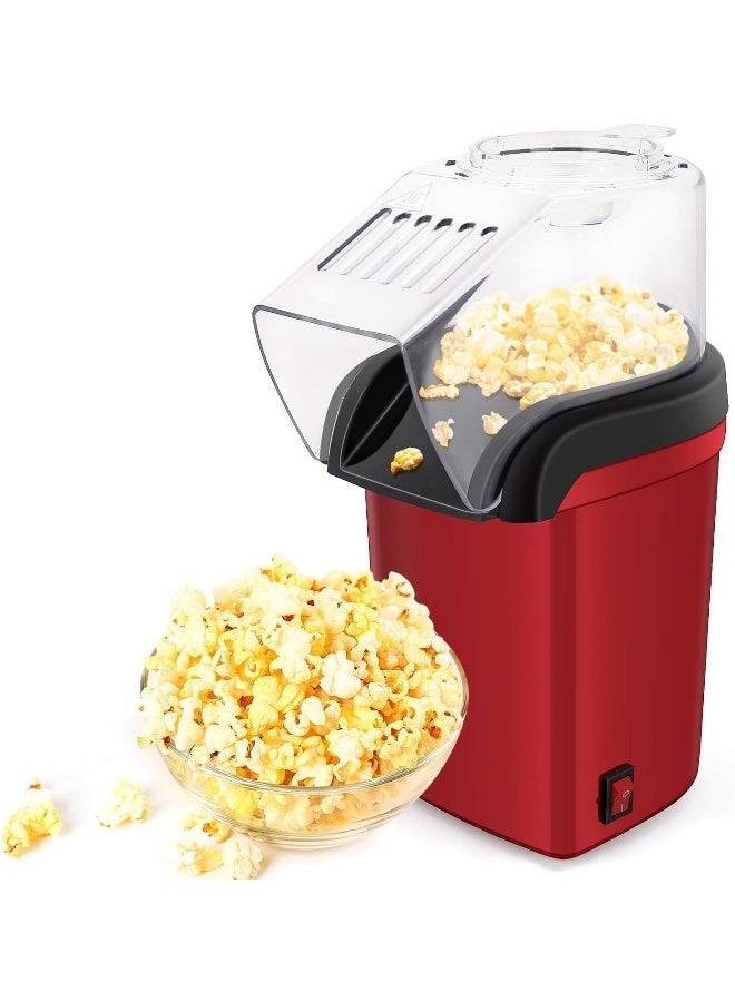 MOMENT Hot Air Popcorn Popper, Popcorn Machine, Healthy And Delicious Popcorn In Minutes, Fast And Easy-To-Use, Built-In Measuring Cup, For Kids Adults, Perfect For Party Birthday Gift - Image 1