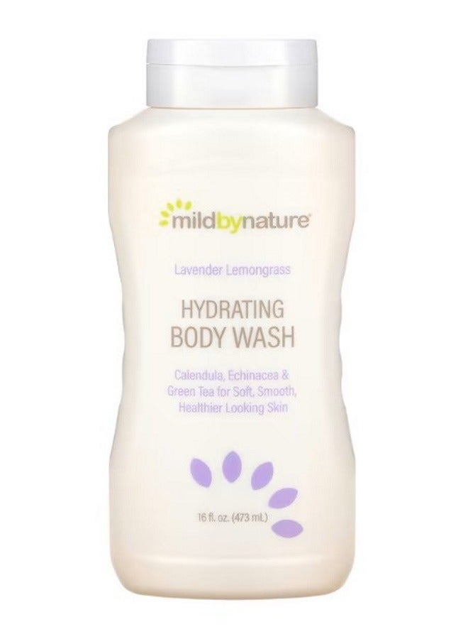 mild by Nature Hydrating Body Wash Lavender Lemongrass 16 fl oz 473 ml - Image 1