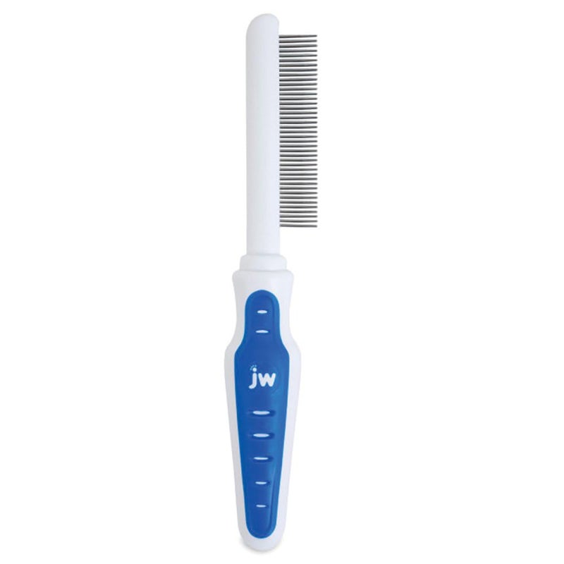 JW Pet GripSoft Cat Comb - Medium & Long Haired Cat Brush for Shedding & Tangle Removal - Image 4