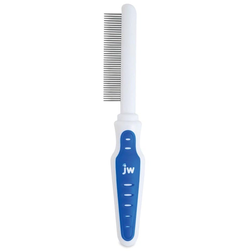 JW Pet GripSoft Cat Comb - Medium & Long Haired Cat Brush for Shedding & Tangle Removal - Image 3