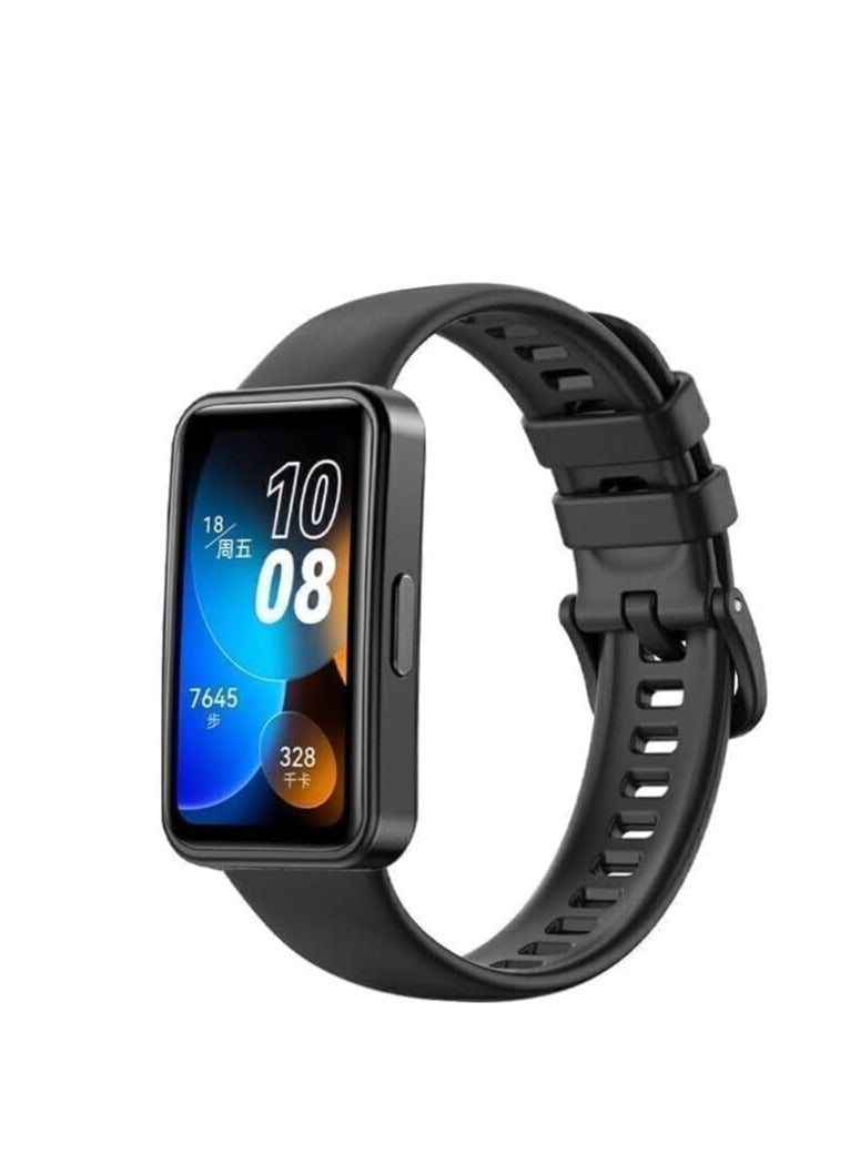 Replacement Silicone Strap Compatible with Huawei Band 10 2024 Waterproof Good Adjustable Replacement Strap for Huawei Band 10 -  Black - Image 2
