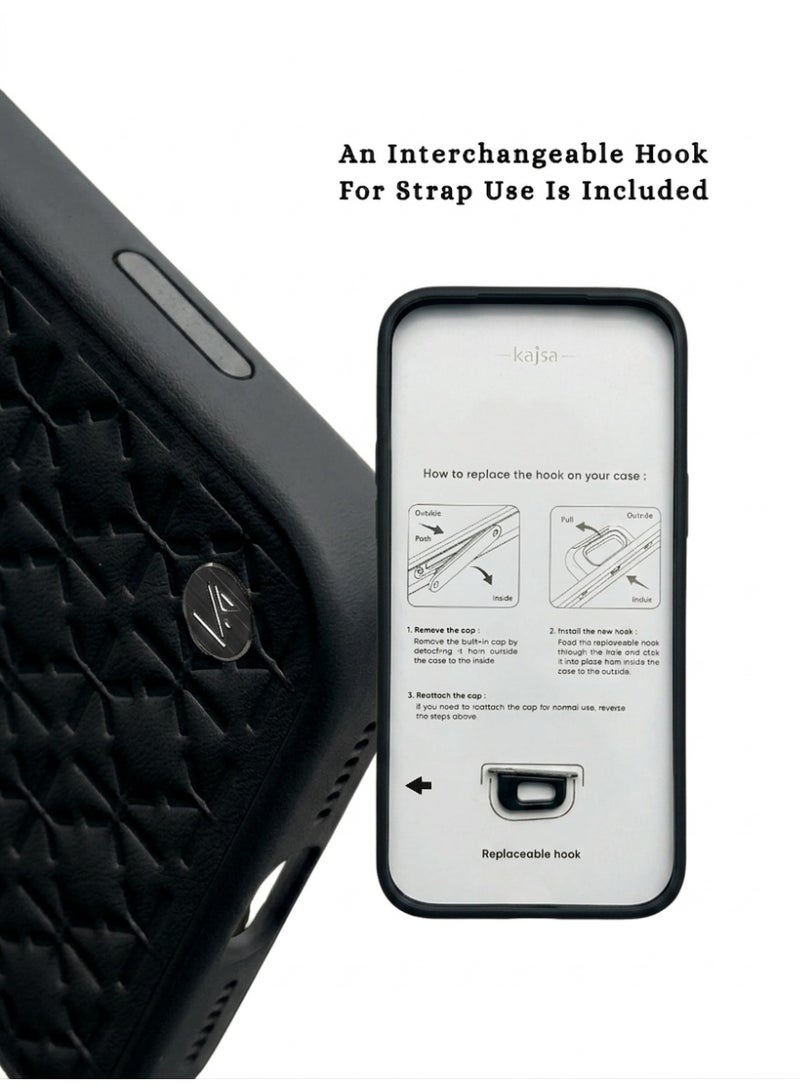 KAJSA Premium Shockproof Camera Protection Case – Luxury Texture Finish with Aluminium Lens Frame 17 pro Max - Image 2