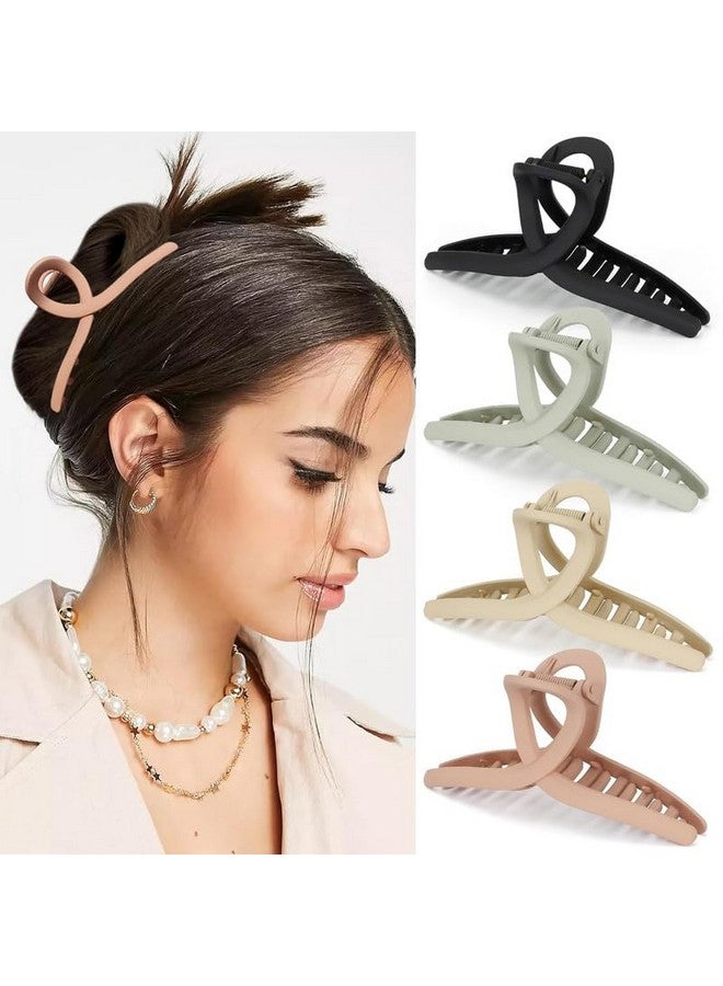 Fiable Collection 4 pcs T-shape Large Hair Claw Clips for Women - Image 1