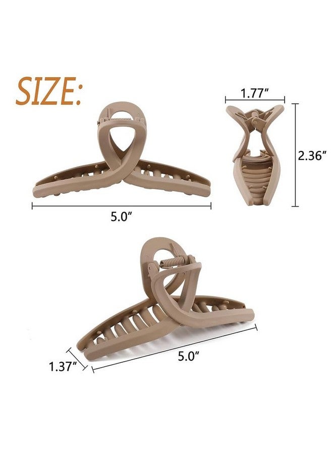 Fiable Collection 4 pcs T-shape Large Hair Claw Clips for Women - Image 2