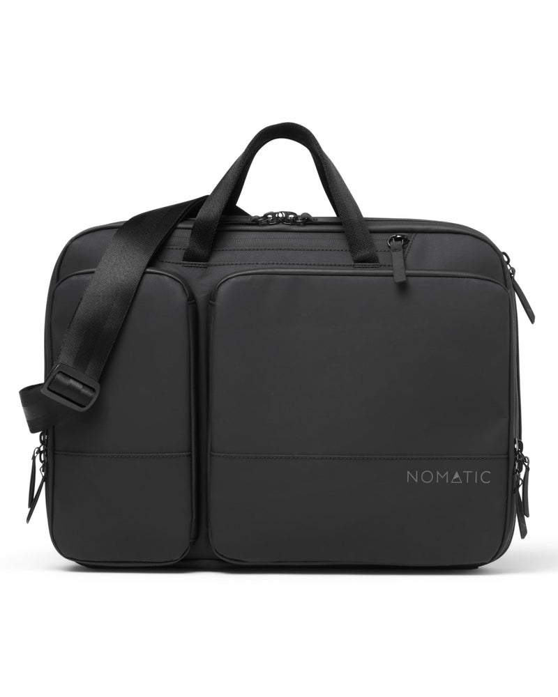 NOMATIC Laptop Bag: Slim Messenger Bag with RFID Pocket, Tech Organizer, Water-Resistant Zippers - 11-13.5L Expansion Design & Laptop Compartment for Work, Travel, or Daily Commute - Image 1