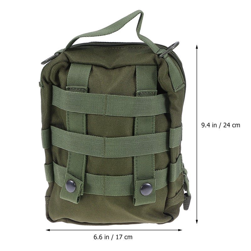 2pcs Outdoor Camping Multi-purpose Kit Large-capacity Portable Waist Pack for Use(Military Color) - Image 5