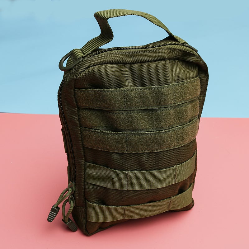2pcs Outdoor Camping Multi-purpose Kit Large-capacity Portable Waist Pack for Use(Military Color) - Image 4