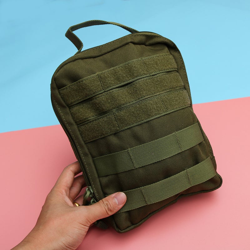 2pcs Outdoor Camping Multi-purpose Kit Large-capacity Portable Waist Pack for Use(Military Color) - Image 1
