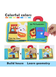 beiens Quiet Book Montessori Toys Busy Board For Toddlers 1 2 3 4 Toddler Activities Busy Book Toddlers Travel Toy Sensory 3D Cloth Books For Infants Baby Boys And Girls Gift  - Image 2