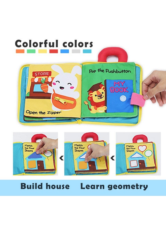 بيينس كتاب هادئ ألعاب مونتيسوري لوحة مشغولة للأطفال الصغار 1 2 3 4 أنشطة طفل صغير كتاب مشغول لعبة سفر للأطفال الصغار كتب قماشية حسية ثلاثية الأبعاد للرضع هدية للأولاد والبنات - Image 2