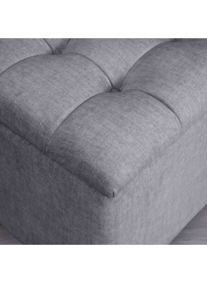 Pan Home Emirates Gigastorage Bench-Chanel~Grey  - Image 4