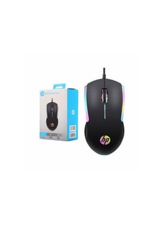 HP HP M160 Gaming Mouse with Multicolor LED Lighting and Ambidextrous Design - Black  - Image 2