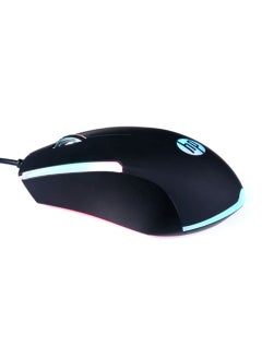 HP HP M160 Gaming Mouse with Multicolor LED Lighting and Ambidextrous Design - Black  - Image 1