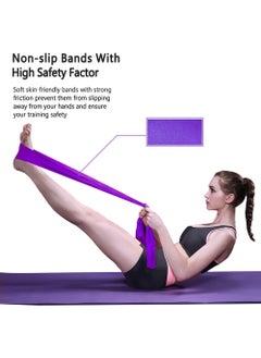 Rock Pow Resistance Bands Elastic Exercise Bands Set for Recovery Physical Therapy Yoga Pilates Rehab Fitness Strength Training  - Image 3