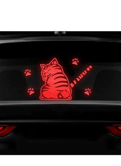 Car Reflective Wiper Stickers, Rear Wiper Decal Funny Cat Moving Tail Waving Wiper Decal, Highly Reflective Vinyl Safety Warning Reflective Stickers for Cars Rear Wipers Windshield Stickers (Red) - pzsku/Z38C516DF7F8187B46923Z/45/_/1725453950/ced2afa4-3535-4ff8-9a9c-ddbaafc04c0f