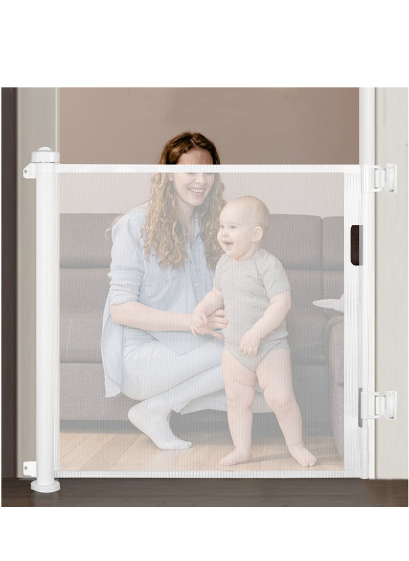 WALALLA Portable Retractable Extra Wide Safety Gate for Baby and Pet for Indoor or Outdoor  - Image 1