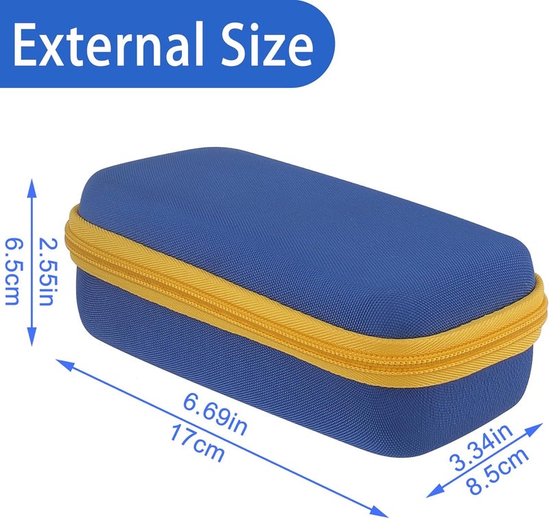 Aenllosi Storage Case Compatible with 3Doodler Start+ Essentials (2024) 3D Pen,Holders for 3D Printing Filament Refill Pack and USB Cable (Only Case,Blue & Yellow Zipper) - Image 5