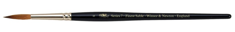Winsor Newton Winsor & Newton Series 7 Kolinsky Sable Brush, Round SH #6 - Image 1
