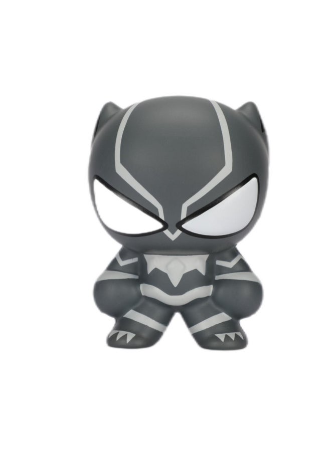 مارفل دمية موتشي سكويشي لشخصية النمر الأسود باللونين الرمادي والأبيض 10 × 10 × 10 سم VJ24447-P - Image 1